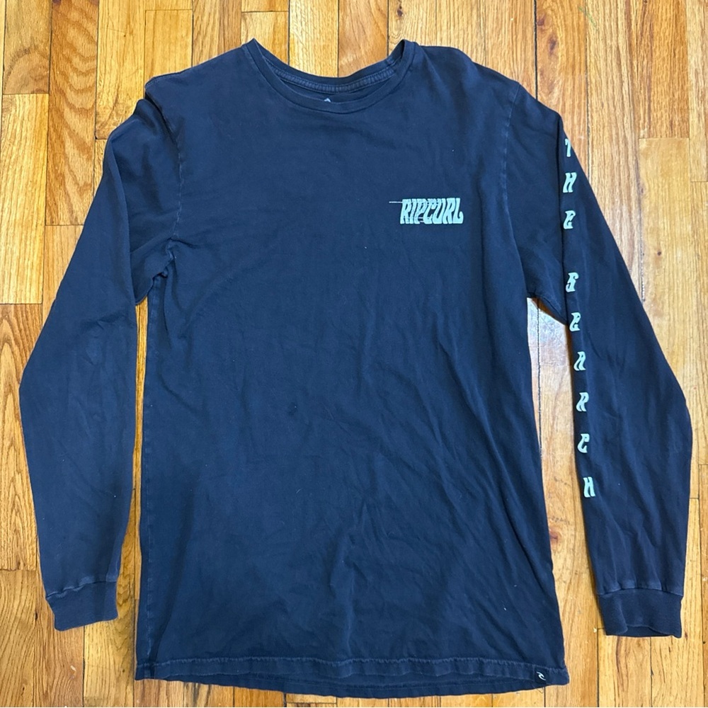 Rip Curl "The Search" Mens T Shirt Standard Fit Medium Graphic T Shirt Skeleton